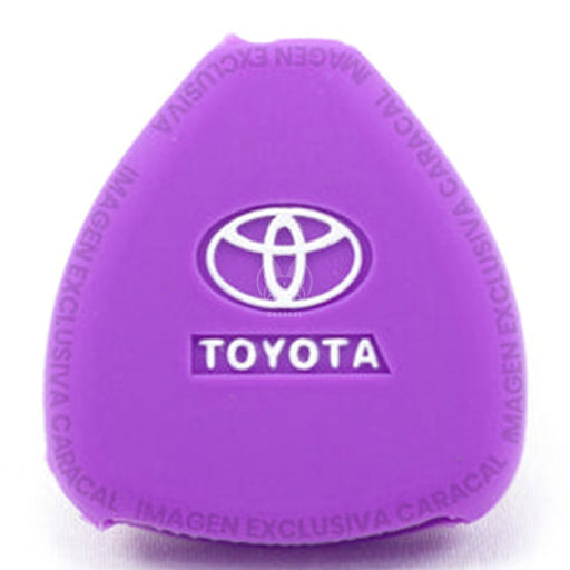 Forro Control Llave Silicone Toyota Yaris 2006-2011 2 Botones Purpura FORRO LLAVE CONTROL