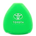 Forro Control Llave Silicone Toyota Yaris Hilux Fortuner 2006-2017 3 Botones Verde FORRO LLAVE CONTROL