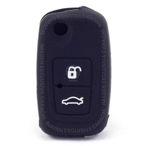 Forro Control Silicone Chery A520 Tiggo 2007-2012 Orinoco 2011-2016 2 Botones Negro FORRO LLAVE CONTROL