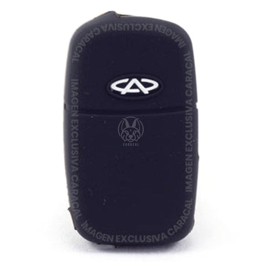 Forro Control Silicone Chery A520 Tiggo 2007-2012 Orinoco 2011-2016 2 Botones Negro FORRO LLAVE CONTROL