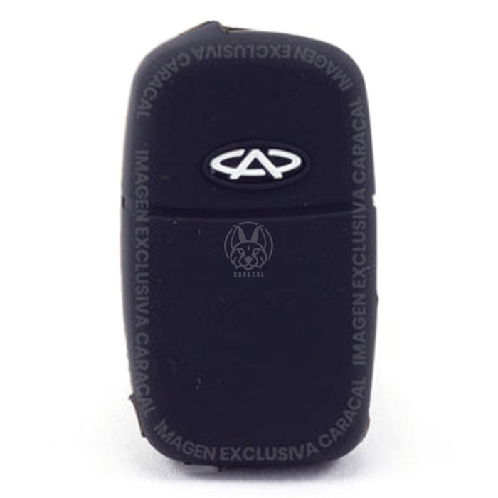 Forro Control Silicone Chery A520 Tiggo 2007-2012 Orinoco 2011-2016 2 Botones Negro FORRO LLAVE CONTROL