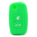 Forro Control Silicone Chery A520 Tiggo 2007-2012 Orinoco 2011-2016 2 Botones Verde FORRO LLAVE CONTROL