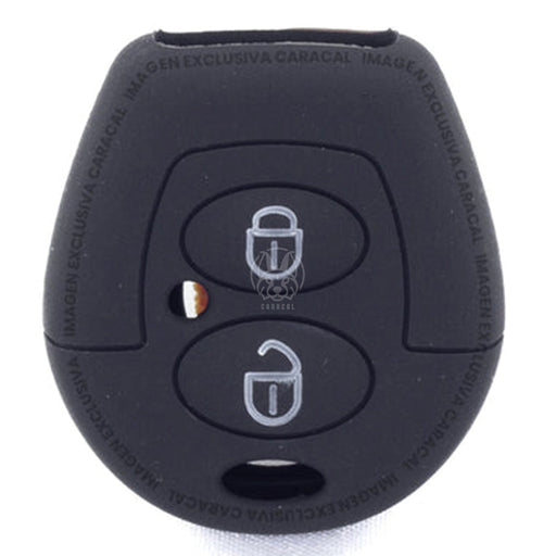 Forro Control Silicone Chery Qq Qq3 Qq6 Cowin Arauca 2011-2016 2 Botones Negro FORRO LLAVE CONTROL