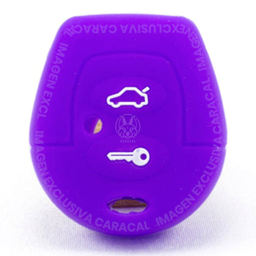 Forro Control Silicone Chery Qq Qq3 Qq6 Cowin Arauca 2011-2016 2 Botones Purpura FORRO LLAVE CONTROL