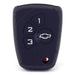 Forro Control Silicone Chevrolet Optra Grand Vitara Spark Aveo 2005-2015 Chevistar 4 Botones Negro FORRO LLAVE CONTROL