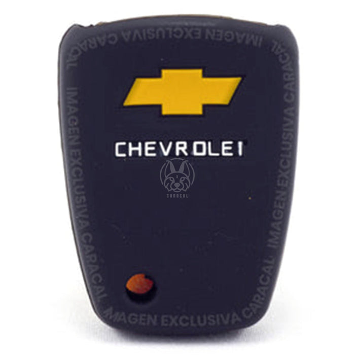 Forro Control Silicone Chevrolet Optra Grand Vitara Spark Aveo 2005-2015 Chevistar 4 Botones Negro FORRO LLAVE CONTROL