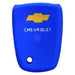 Forro Control Silicone Chevrolet Optra Grand Vitara Spark Aveo Chevistar 2005-2015 4 Botones Azul FORRO LLAVE CONTROL