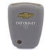 Forro Control Silicone Chevrolet Optra Grand Vitara Spark Aveo Chevistar 2005-2015 4 Botones Gris FORRO LLAVE CONTROL