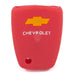 Forro Control Silicone Chevrolet Optra Grand Vitara Spark Aveo Chevistar 2005-2015 4 Botones Rojo FORRO LLAVE CONTROL