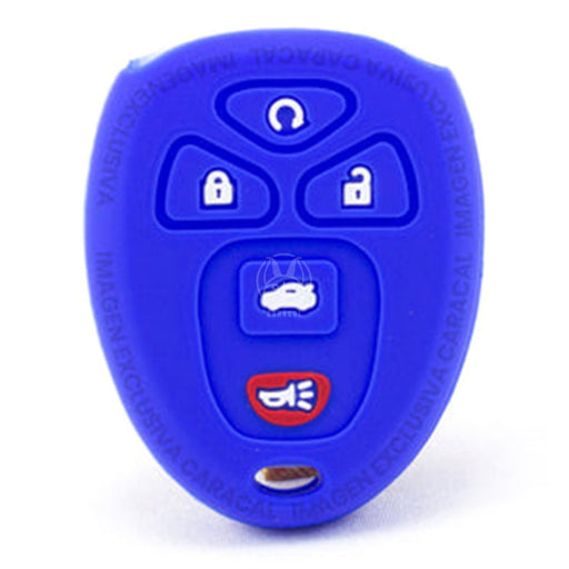 Forro Control Silicone Chevrolet Tahoe 2007-2014 6 Botones Azul FORRO LLAVE CONTROL