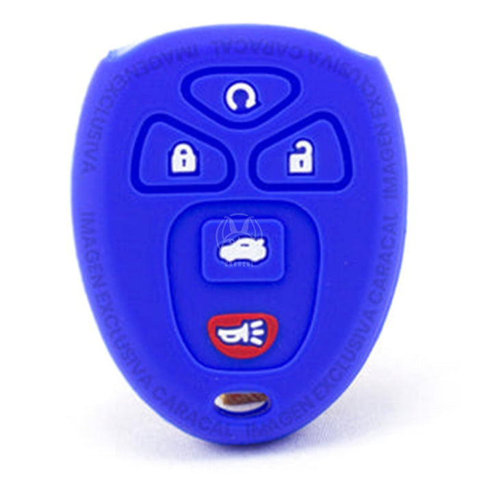 Forro Control Silicone Chevrolet Tahoe 2007-2014 6 Botones Azul FORRO LLAVE CONTROL