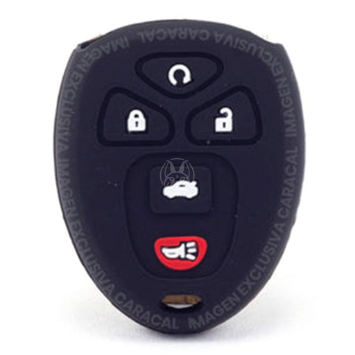Forro Control Silicone Chevrolet Tahoe 2007-2014 6 Botones Negro FORRO LLAVE CONTROL