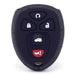Forro Control Silicone Chevrolet Tahoe 2007-2014 6 Botones Negro FORRO LLAVE CONTROL