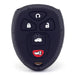 Forro Control Silicone Chevrolet Tahoe 2007-2014 6 Botones Negro FORRO LLAVE CONTROL