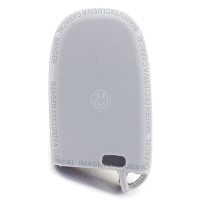 Forro Control Silicone Dodge Charger Challenger Durango Journey 2011-2023 Jeep Grand Cherokee 2014-2023 5 Botones Gris