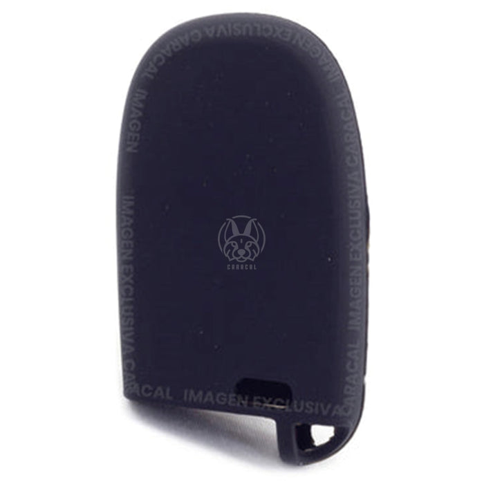 Forro Control Silicone Dodge Charger Challenger Durango Journey 2011-2023 Jeep Grand Cherokee 2014-2023 5 Botones Negro