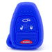 Forro Control Silicone Jeep Cherokee Liberty Kj 2005-2007 4 Botones Azul FORRO LLAVE CONTROL