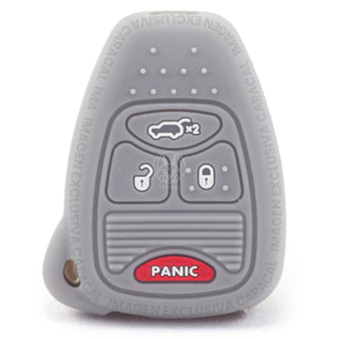 Forro Control Silicone Jeep Cherokee Liberty Kj 2005-2007 4 Botones Gris FORRO LLAVE CONTROL