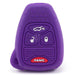 Forro Control Silicone Jeep Cherokee Liberty Kj 2005-2007 4 Botones Purpura FORRO LLAVE CONTROL