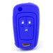 Forro Control Silicone Llave Abatible Chevrolet Cruce 2011-2016 3 Botones Azul FORRO LLAVE CONTROL