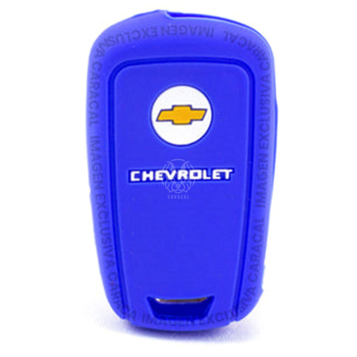 Forro Control Silicone Llave Abatible Chevrolet Cruce 2011-2016 3 Botones Azul FORRO LLAVE CONTROL