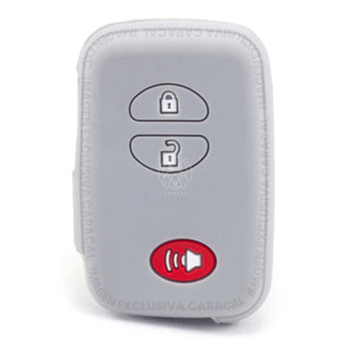 Forro Control Silicone Toyota 4Runner 2010-2021 3 Botones Gris FORRO LLAVE CONTROL