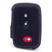 Forro Control Silicone Toyota 4Runner 2010-2021 3 Botones Negro FORRO LLAVE CONTROL