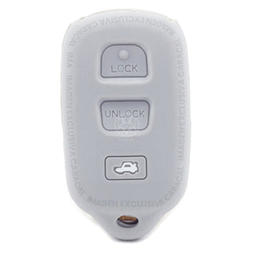 Forro Control Silicone Toyota Camry 2002-2006 Sequoia 2001-2008 4Runner 1999-2009 3 Botones Gris FORRO LLAVE CONTROL