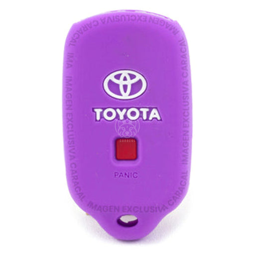 Forro Control Silicone Toyota Camry 2002-2006 Sequoia 2001-2008 4Runner 1999-2009 3 Botones Purpura FORRO LLAVE CONTROL