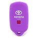 Forro Control Silicone Toyota Camry 2002-2006 Sequoia 2001-2008 4Runner 1999-2009 3 Botones Purpura FORRO LLAVE CONTROL