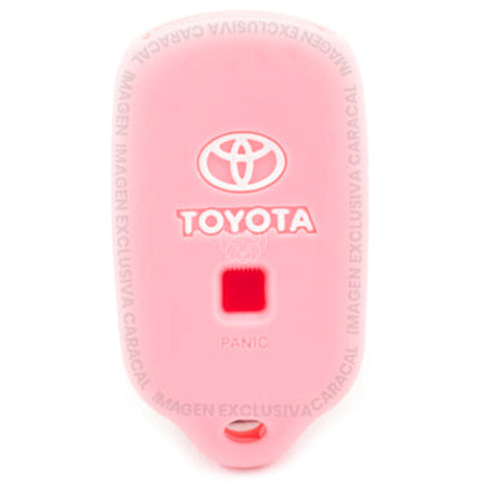Forro Control Silicone Toyota Camry 2002-2006 Sequoia 2001-2008 4Runner 1999-2009 3 Botones Rosado FORRO LLAVE CONTROL