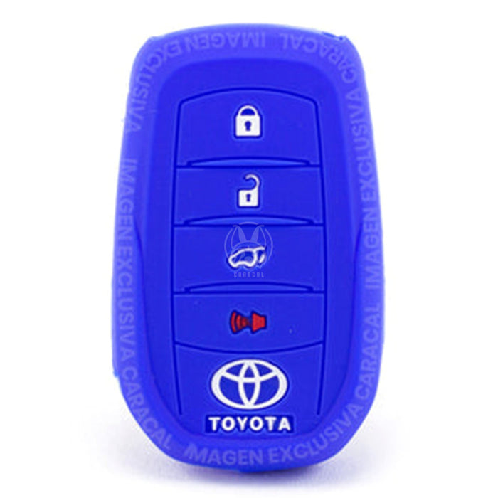 Forro Control Silicone Toyota Corolla Cross Land Cruiser Lc300 2021-2023 Hilux Revo Fortuner Dubai 2015-2025 4 Botones