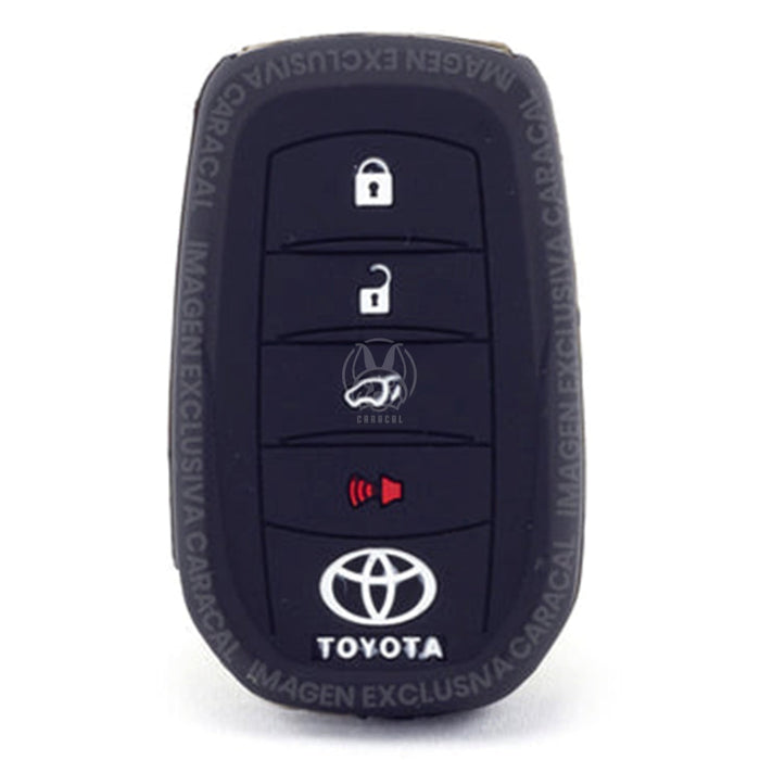 Forro Control Silicone Toyota Corolla Cross Land Cruiser Lc300 2021-2023 Hilux Revo Fortuner Dubai 2015-2025 4 Botones