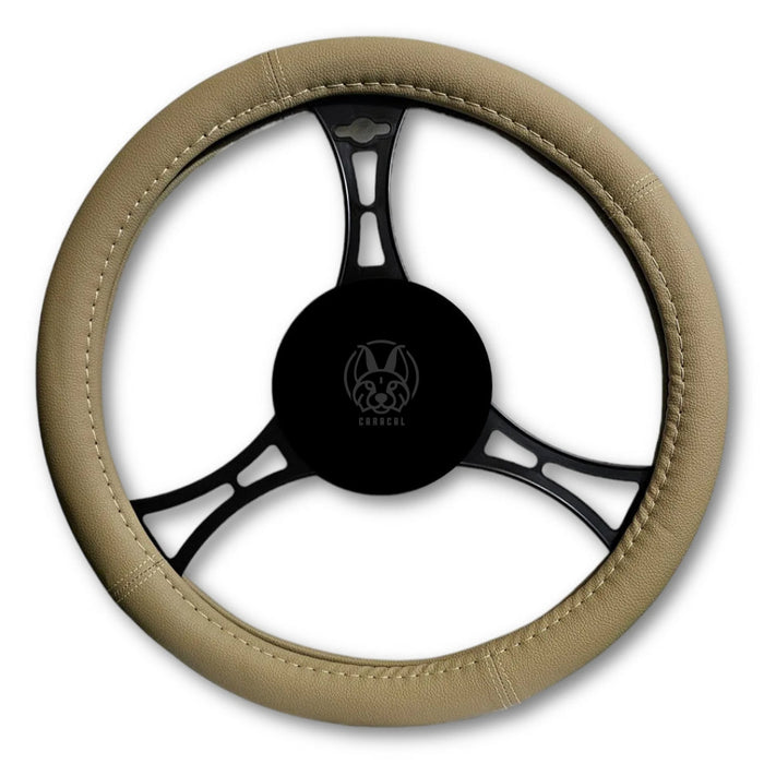Forro Volante Semicuero Universal 38MM Beige FORRO VOLANTE