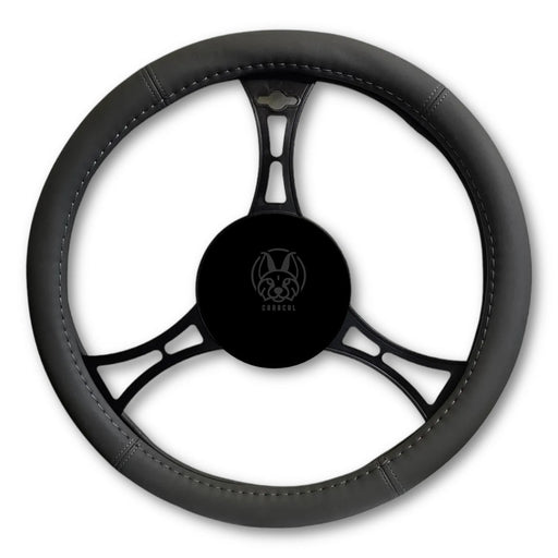 Forro Volante Semicuero Universal 38MM Gris FORRO VOLANTE