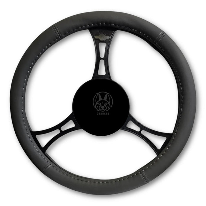Forro Volante Semicuero Universal 38MM Gris FORRO VOLANTE