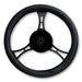 Forro Volante Semicuero Universal 38MM Negro FORRO VOLANTE