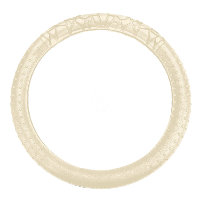 Forro Volante Silicone Textura Antideslizante 14’’ 15’’ Universal Beige FORRO VOLANTE