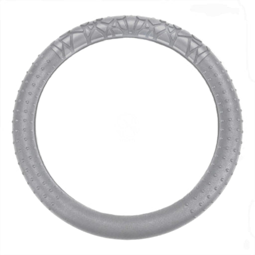 Forro Volante Silicone Textura Antideslizante 14’’ 15’’ Universal Gris FORRO VOLANTE