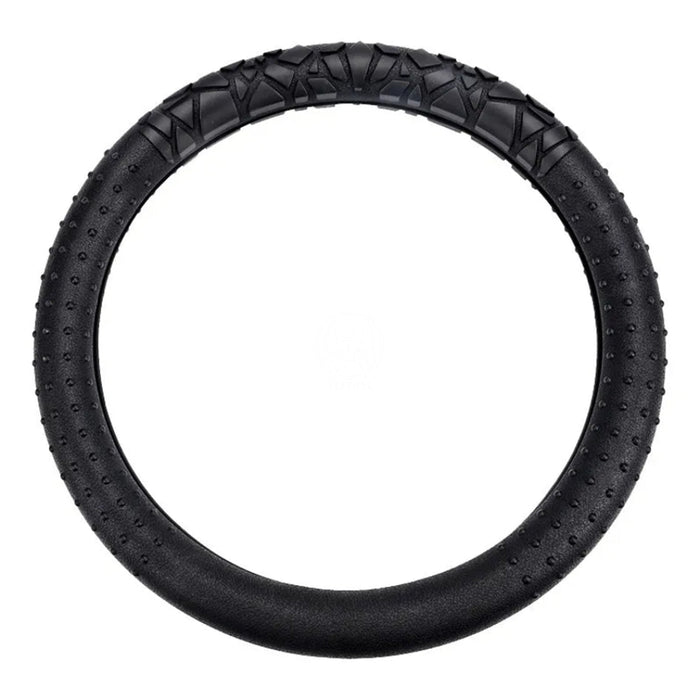 Forro Volante Silicone Textura Antideslizante 14’’ 15’’ Universal Negro Rolucom FORRO VOLANTE