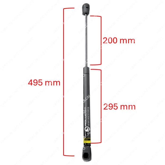 Gato Amortiguador 495Mm Fuerza 290N Universal Capot X2 AMORTIGUADOR CAPOT