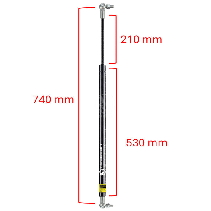 Gato Amortiguador Jeep Grand Cherokee Wk2 2011-2017 Compuerta Blindada X2 AMORTIGUADOR COMP BLINDADA