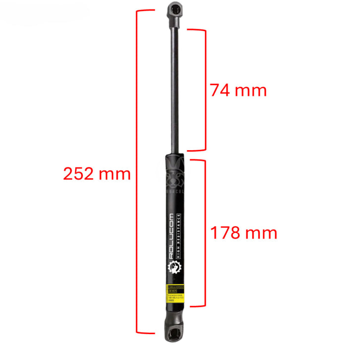 Gato Amortiguador Mazda 3 Sedan 2005-2009 Tapa Maleta Sin Spoiler X2 AMORTIGUADOR COMPUERTA