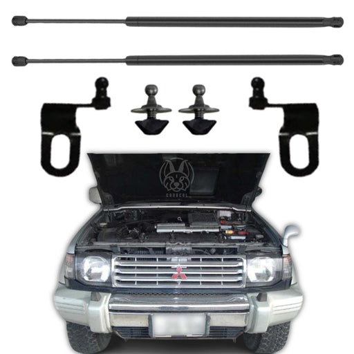 Gato Amortiguador Mitsubishi Montero MK2 Dakar 1990-2009 Kit Adaptación Capot AMORTIGUADOR CAPOT KIT ADAPTACIÓN