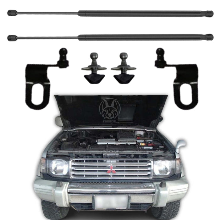 Gato Amortiguador Mitsubishi Montero MK2 Dakar 1990-2009 Kit Adaptación Capot AMORTIGUADOR CAPOT KIT ADAPTACIÓN
