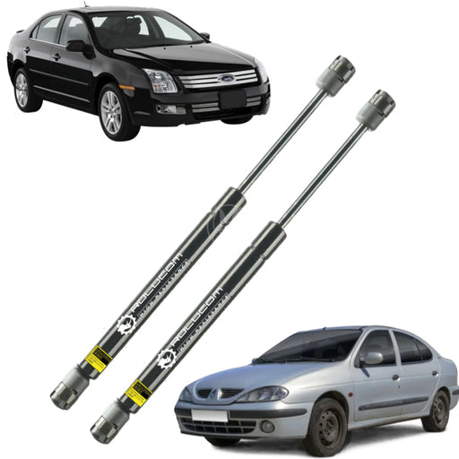 Gato Amortiguador Renault Megane 1999-2003 Ford Fusion Sin Spoiler 2007-2009 Tapa Maleta X2 AMORTIGUADOR COMPUERTA