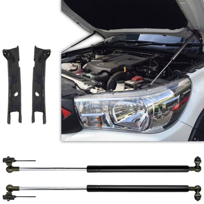 Gato Amortiguador Toyota Hilux 2015-2023 Revo Capot Kit Adaptación AMORTIGUADOR CAPOT KIT ADAPTACIÓN