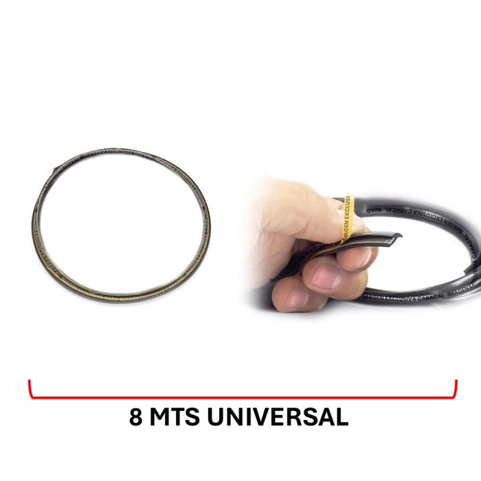 Goma Aisladora Sello Junta Vivo Buche Universal 15mm Negro Multiples Usos Rollo 8 metros GOMA BUCHE