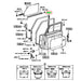 Goma Corredera Vidrio Toyota Fj70 Machito 1990-2024 Cabina Sencilla Delantero GOMA CORREDERA VIDRIO