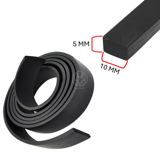 Goma Espuma Sello Puerta Ventana 10x5 mm Universal GOMA ESPUMA SELLO VENTANA